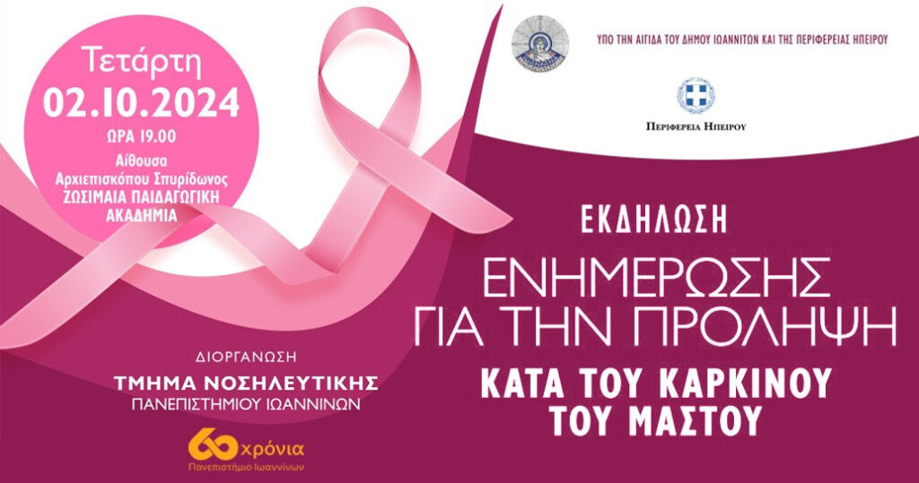 CARDIOCARE participated in Breast Cancer Awareness Event at the University of Ioannina